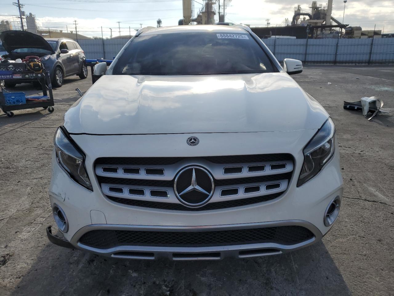 2018 Mercedes-Benz GLA-klasse VIN WDCTG4EB2JJ402103 Copart auction photo, vandalism / front end damage thumbnail 5