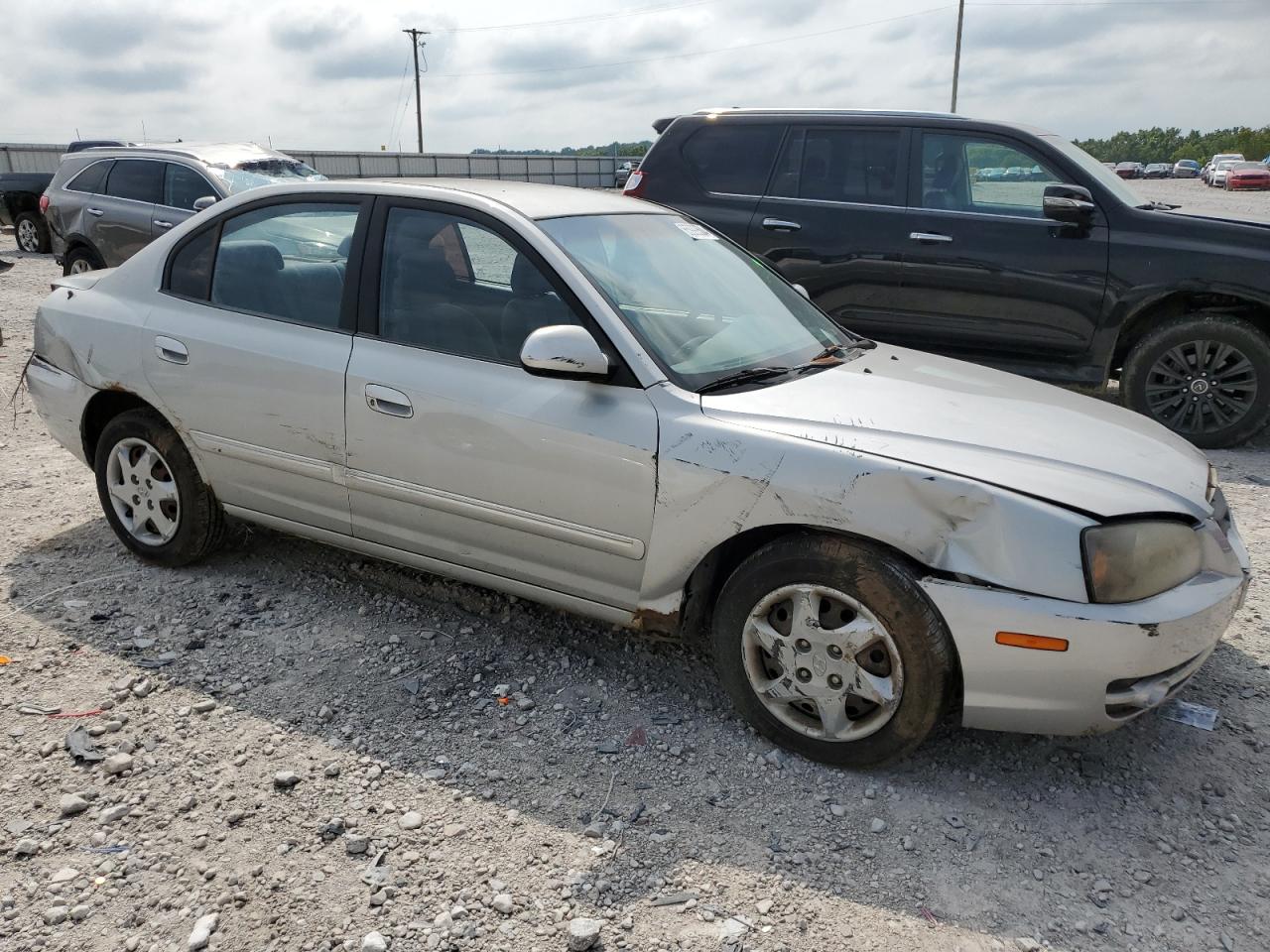 2006 Hyundai Elantra VIN KMHDN46D96U199017 Copart auction photo, front end / rear end damage thumbnail 4
