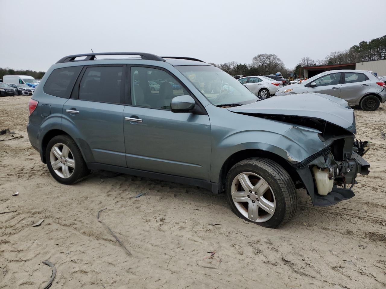 2010 Subaru Forester VIN JF2SH6CCXAH707914 Copart auction photo, front end damage thumbnail 4