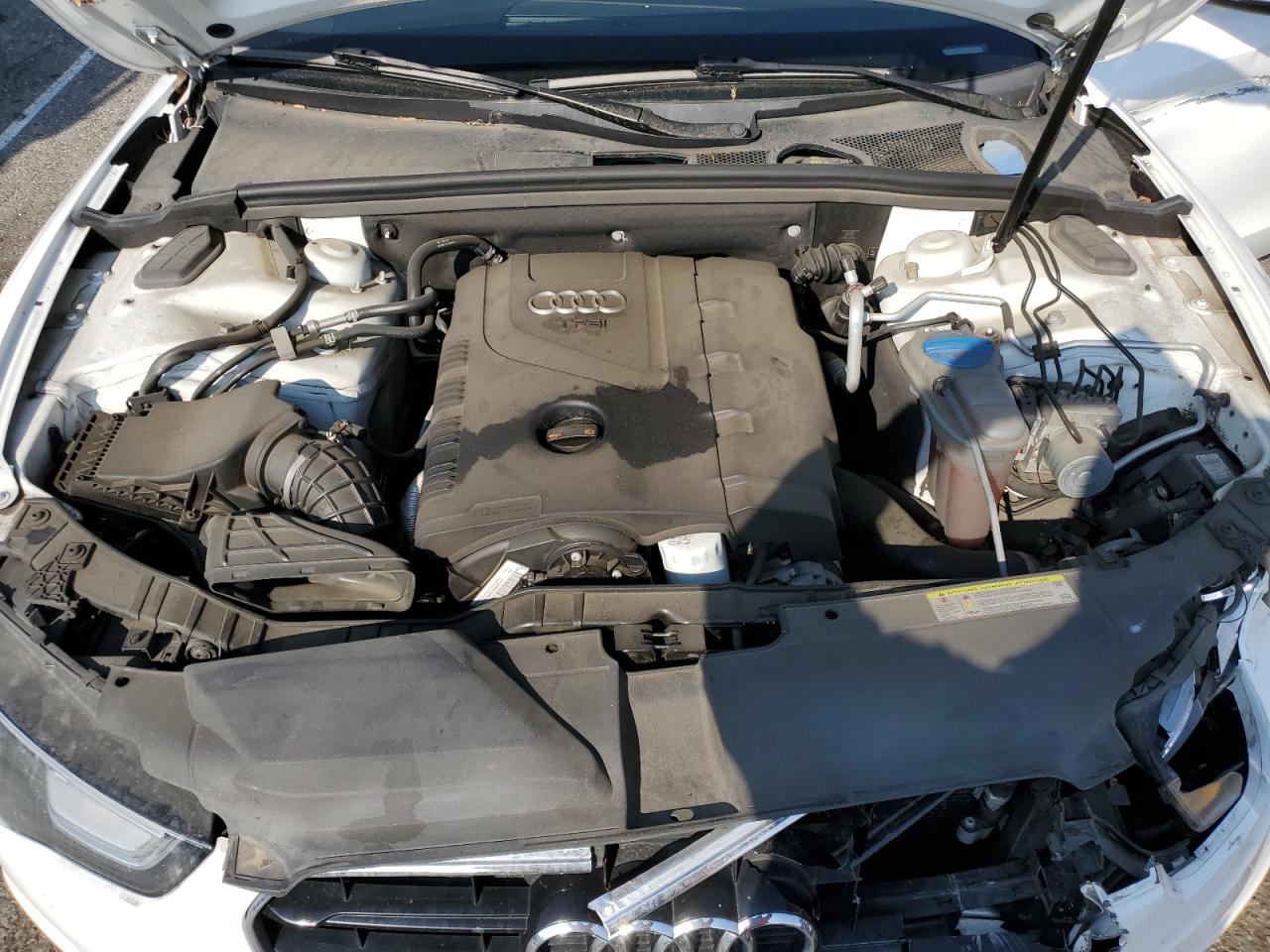 2013 Audi A5 VIN WAUJFAFH0DN007218 Copart auction photo, all over damage thumbnail 11