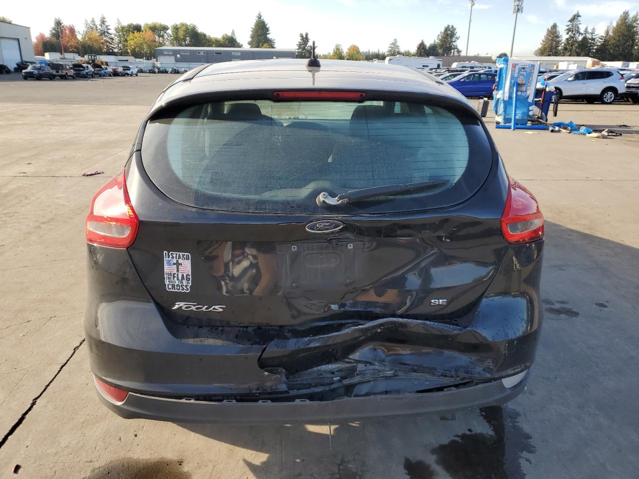 2016 Ford Focus VIN 1FADP3K25GL370050 Copart auction photo, rear end damage thumbnail 6