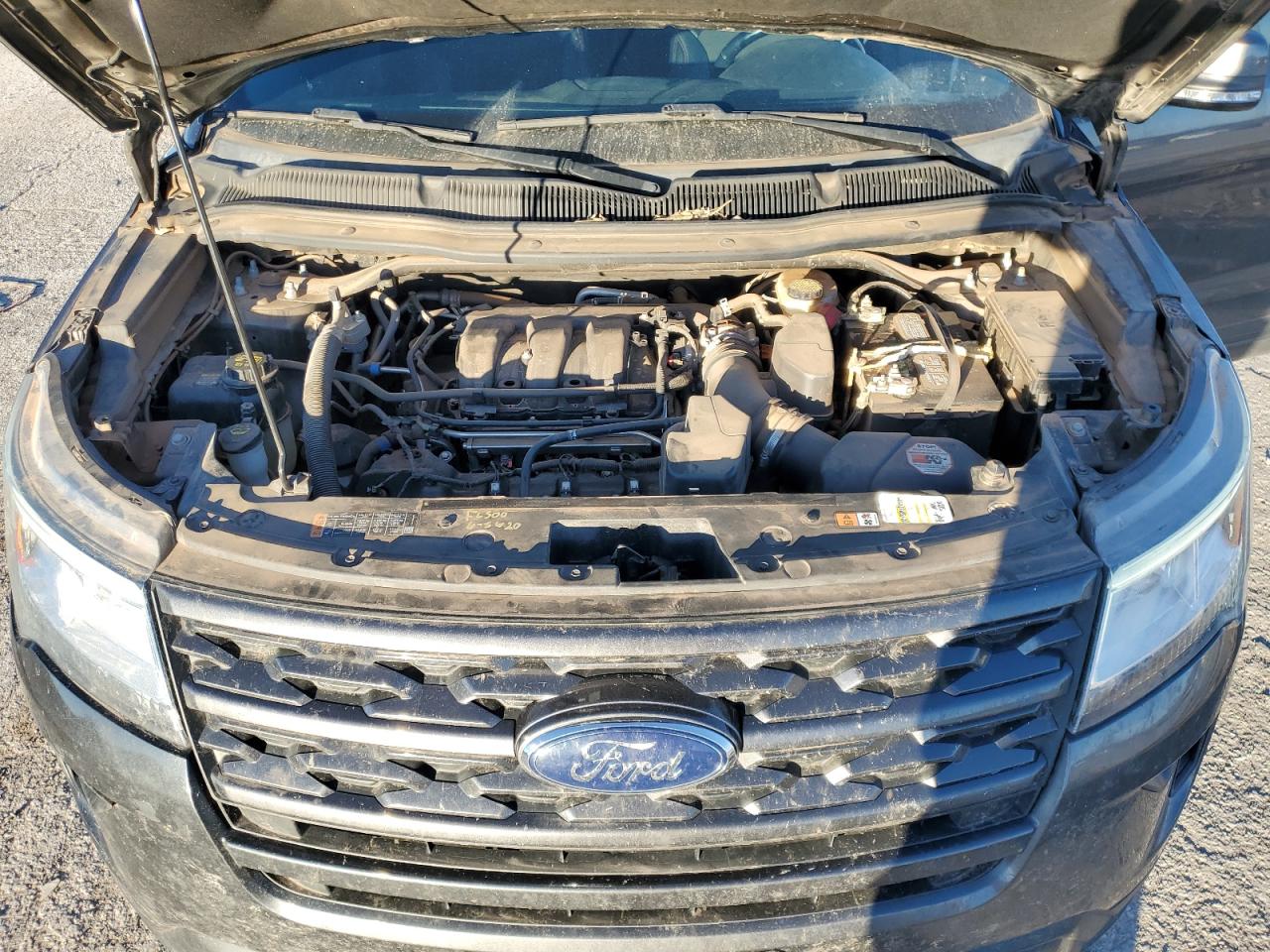 2018 Ford Explorer VIN 1FM5K7D88JGA03516 Copart auction photo, hail / minor dent/scratches damage thumbnail 12
