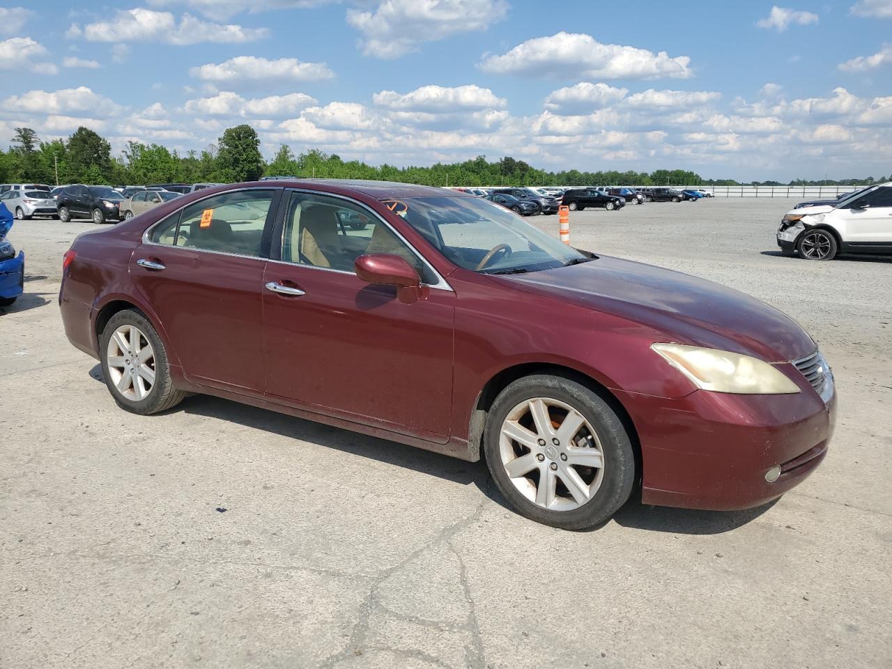 2008 Lexus ES VIN JTHBJ46GX82233853 Copart auction photo, front end damage thumbnail 4