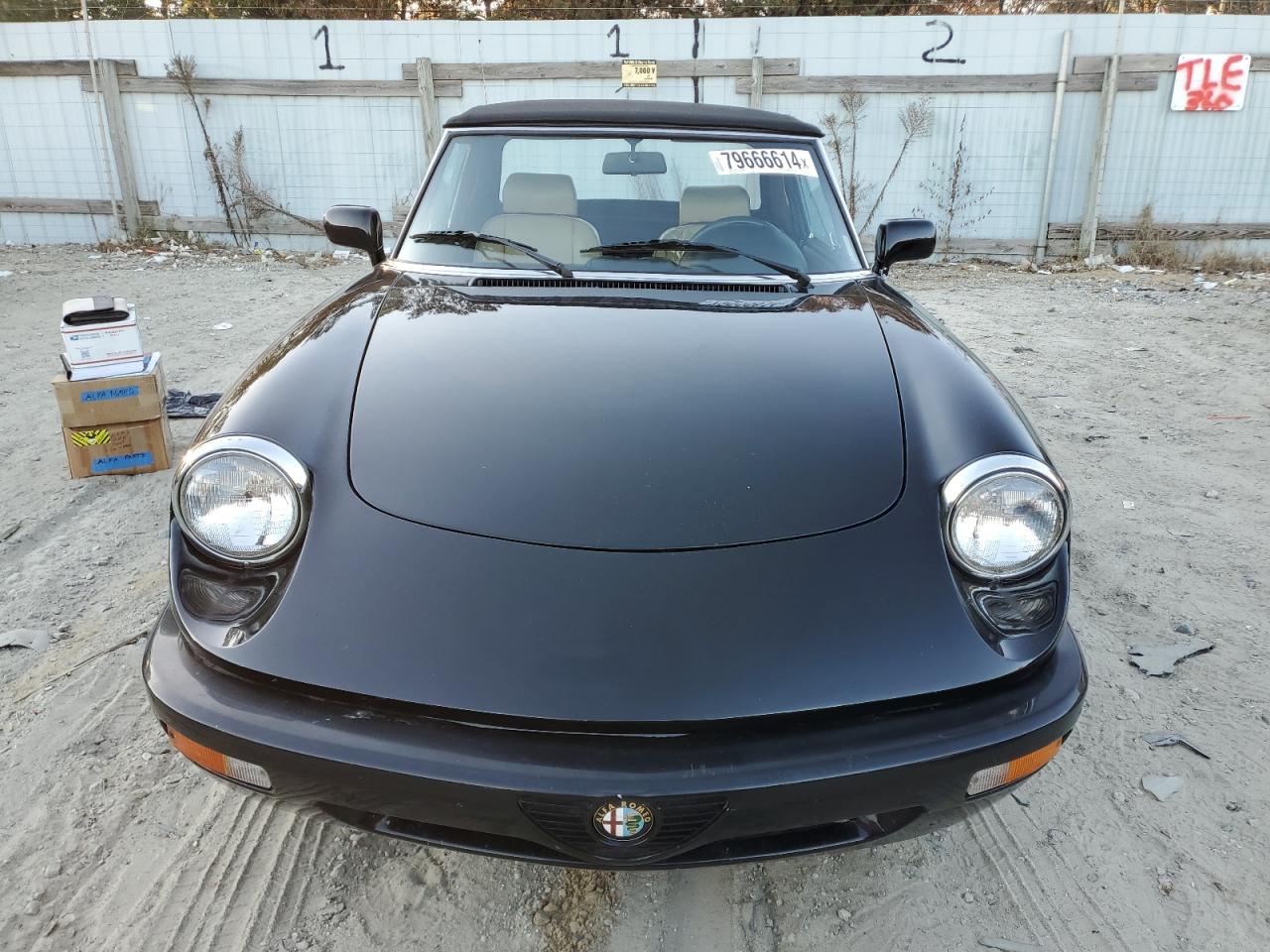 1991 Alfa Romeo Spider VIN ZARBB32G1M6007546 Copart auction photo, minor dent/scratches damage thumbnail 5