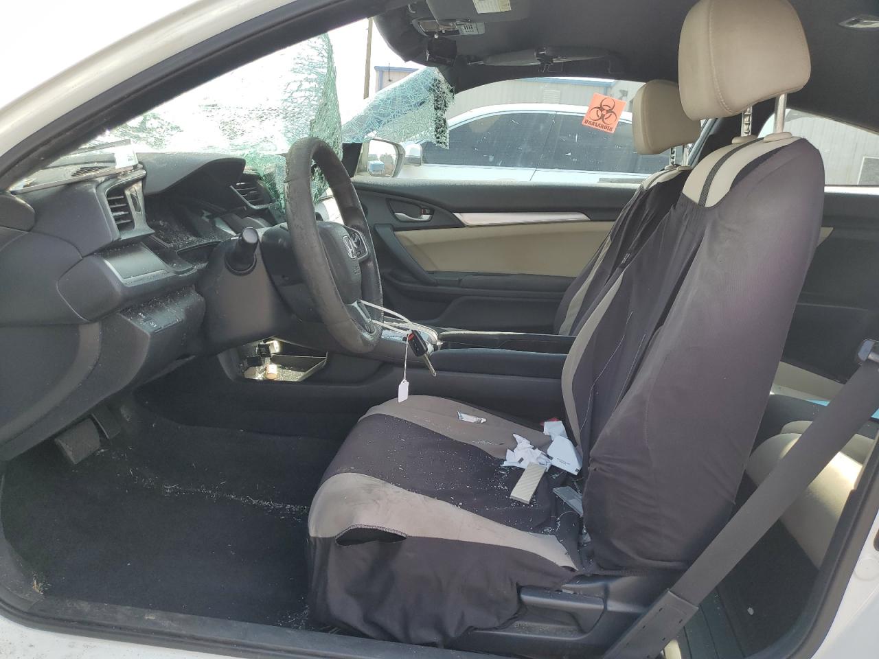 2018 Honda Civic VIN 2HGFC4B56JH301212 Copart auction photo, all over damage thumbnail 7