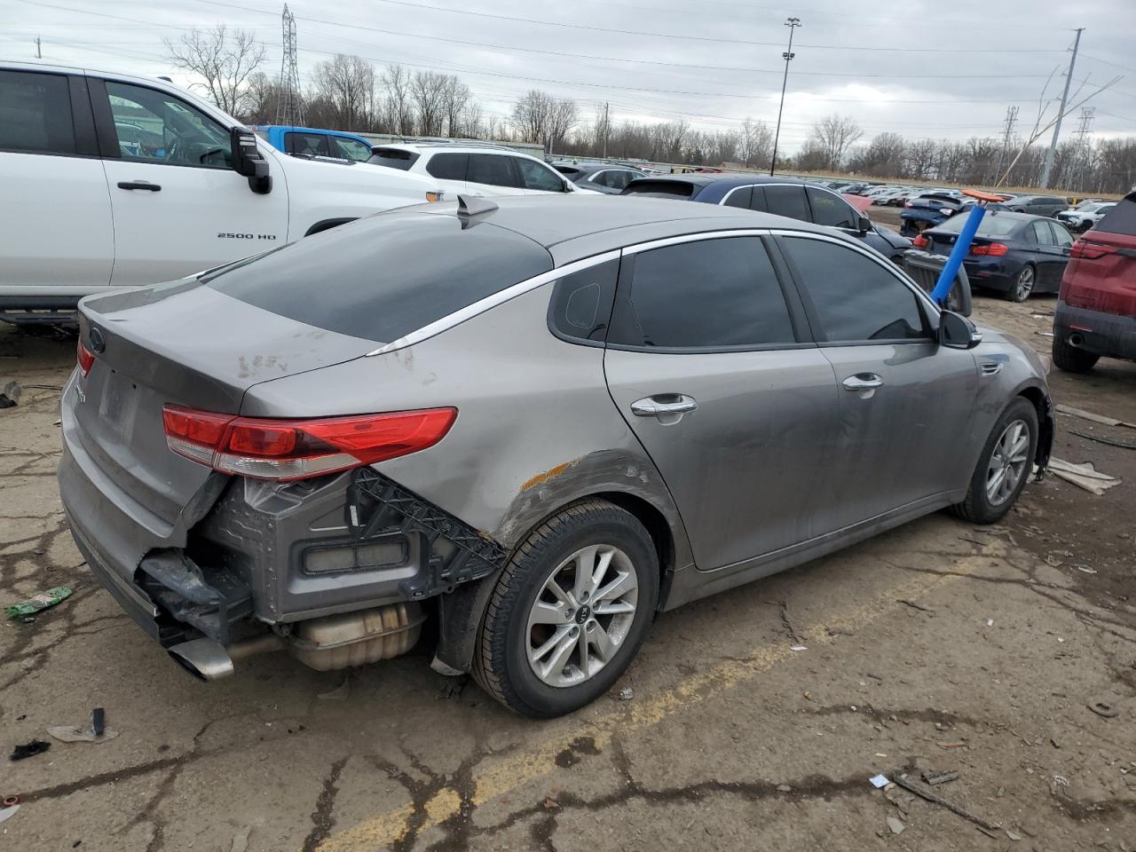 2017 KIA Optima VIN 5XXGT4L34HG148892 Copart auction photo, rear end / front end damage thumbnail 3