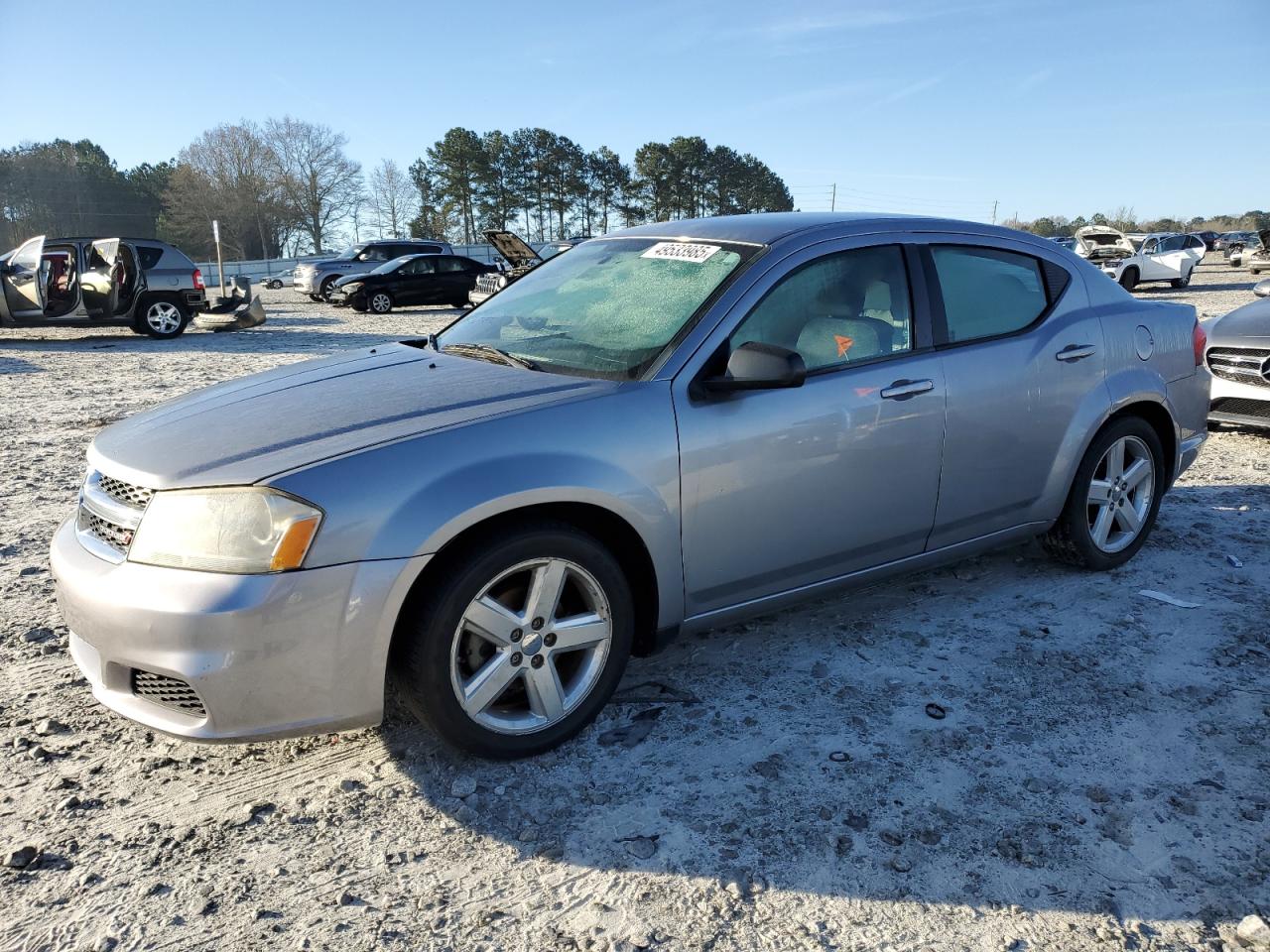 2013 Dodge Avenger VIN 1C3CDZAB2DN707698 - Copart auction photo