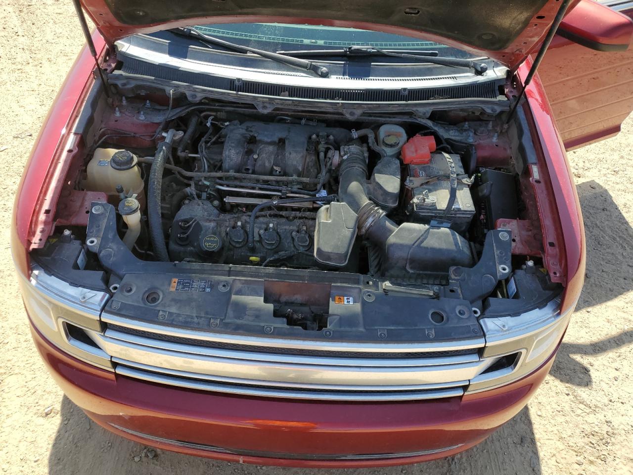 2017 Ford Flex VIN 2FMGK5D80HBA00706 Copart auction photo, mechanical damage thumbnail 12