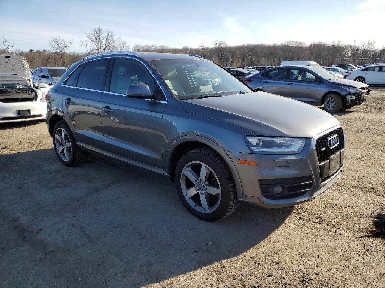 2015 Audi Q3 VIN WA1EFCFS7FR012580 Copart auction photo, all over damage thumbnail 4