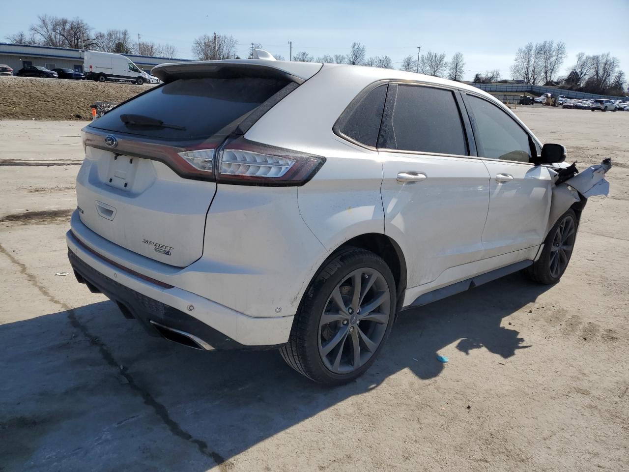 2015 Ford Edge VIN 2FMPK4APXFBB82773 Copart auction photo, front end damage thumbnail 3