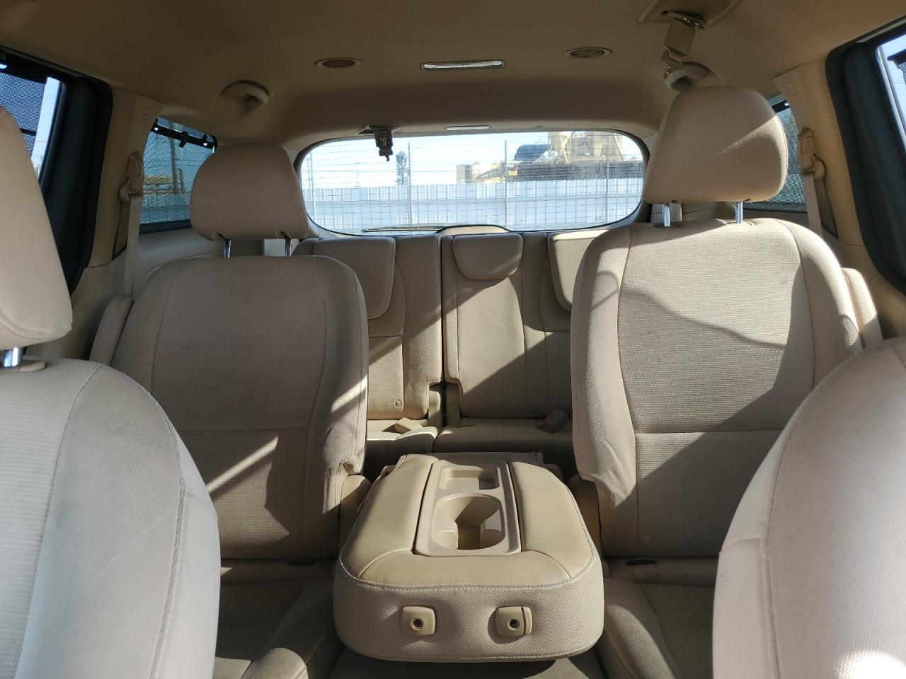 2015 KIA Sedona VIN KNDMB5C14F6074959 Copart auction photo, rear end damage thumbnail 10
