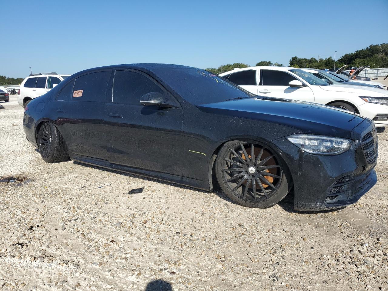 2022 Mercedes-Benz S-klasse VIN W1K6G7GBXNA078234 Copart auction photo, water/flood / minor dent/scratches damage thumbnail 4