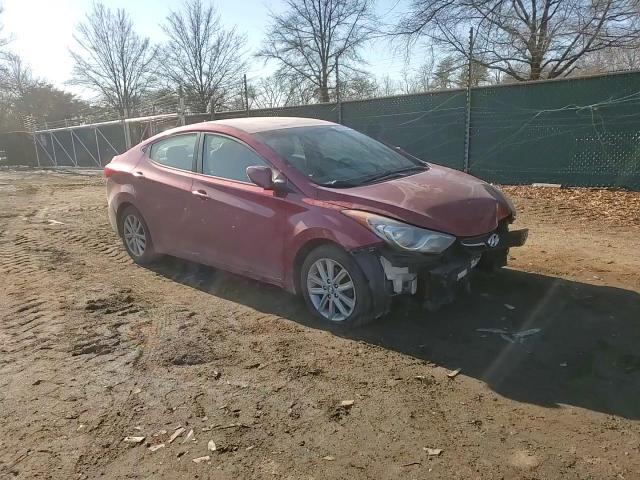 2013 Hyundai Elantra VIN 5NPDH4AE0DH284184 Copart auction photo, front end / front end damage thumbnail 11