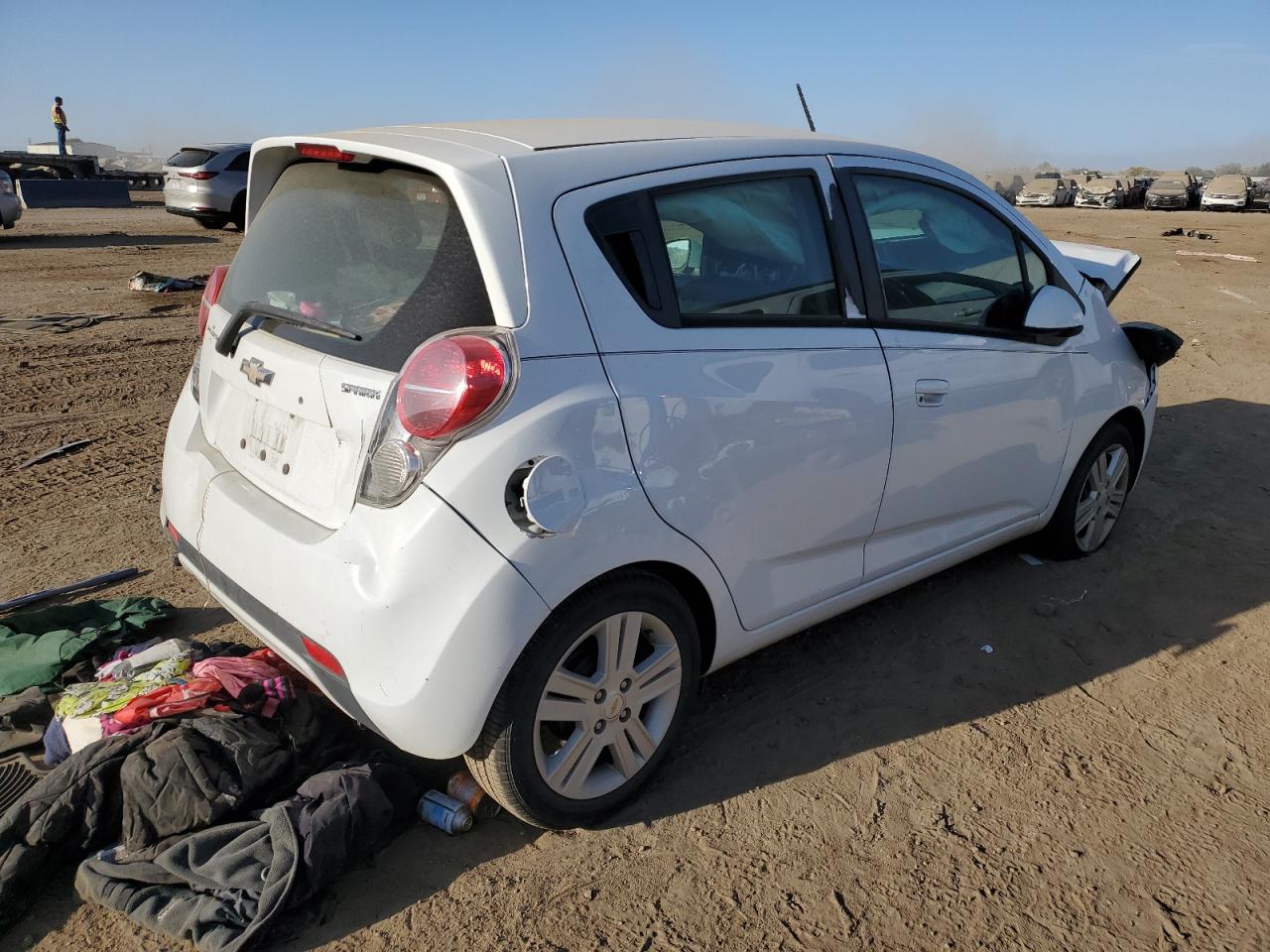 2014 Chevrolet Spark VIN KL8CB6S92EC525808 Copart auction photo, front end damage thumbnail 3