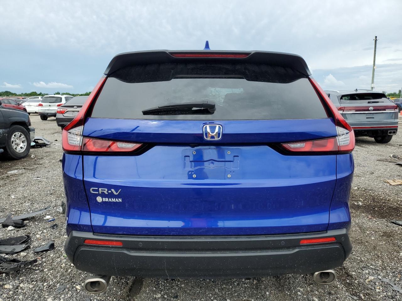 2024 Honda CR-V VIN 2HKRS3H73RH300183 Copart auction photo, front end damage thumbnail 6