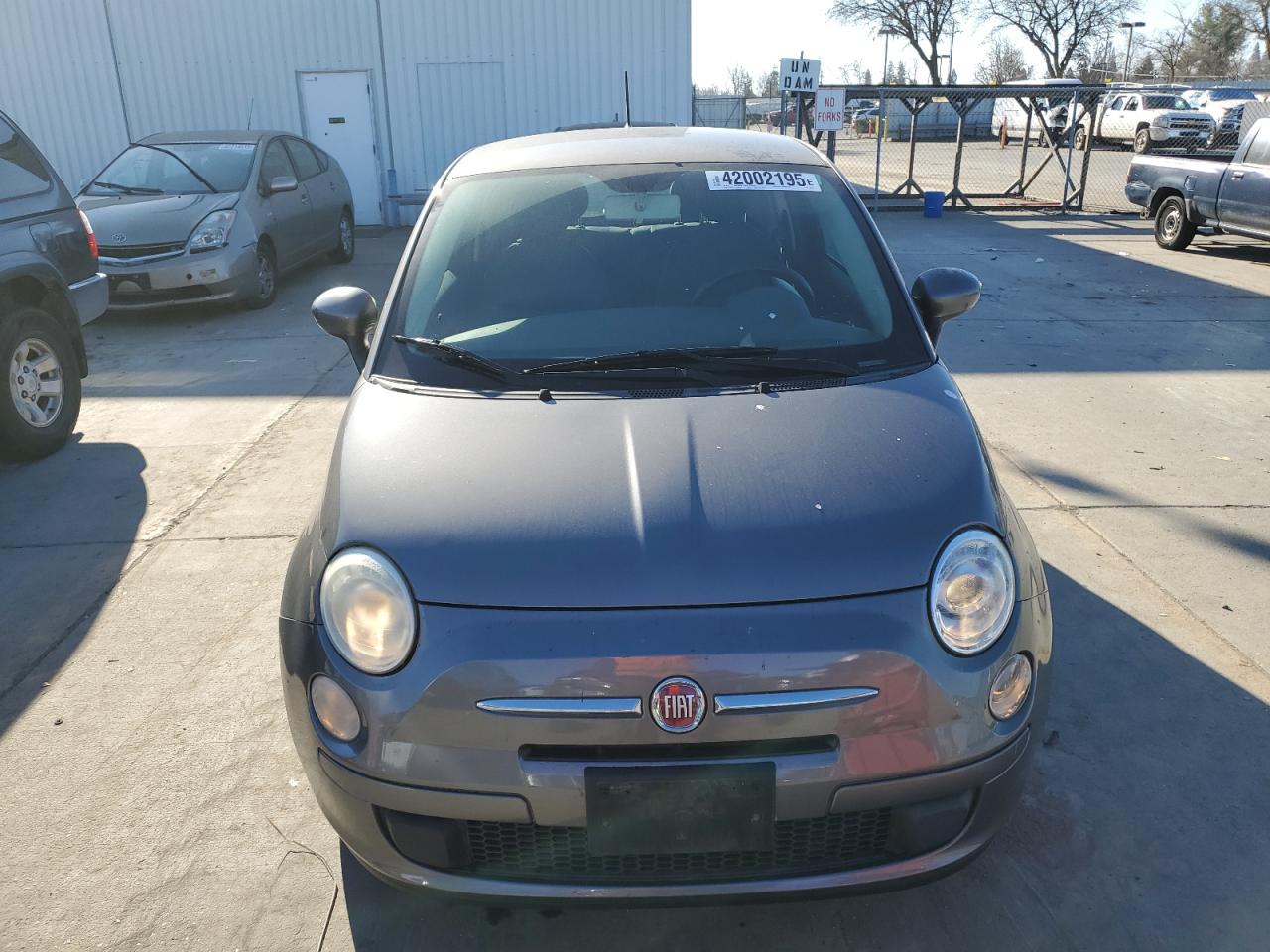 2012 Fiat 500 VIN 3C3CFFAR1CT124351 Copart auction photo, rear end damage thumbnail 5