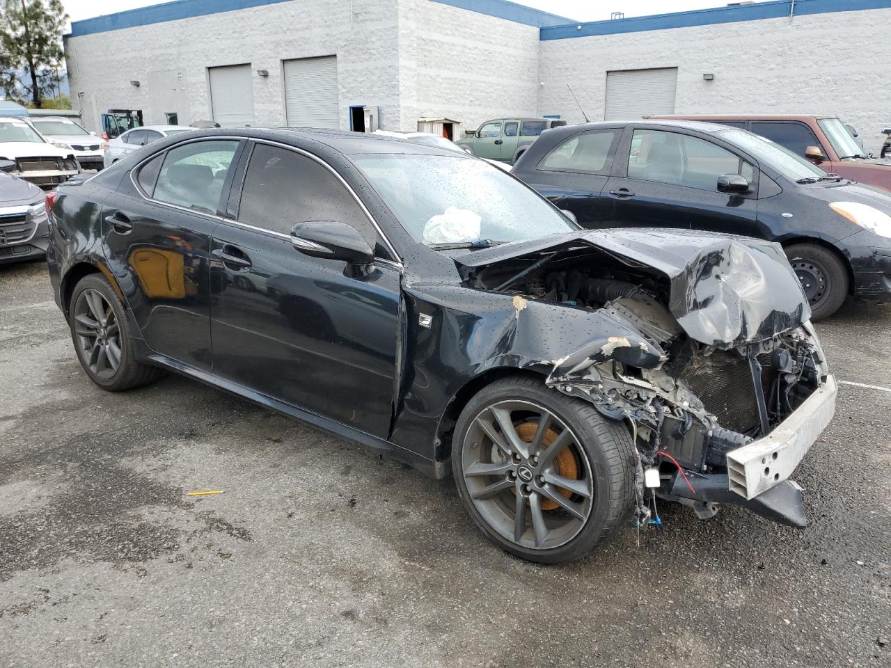 2011 Lexus IS VIN JTHBF5C26B5145761 Copart auction photo, all over / front end damage thumbnail 4