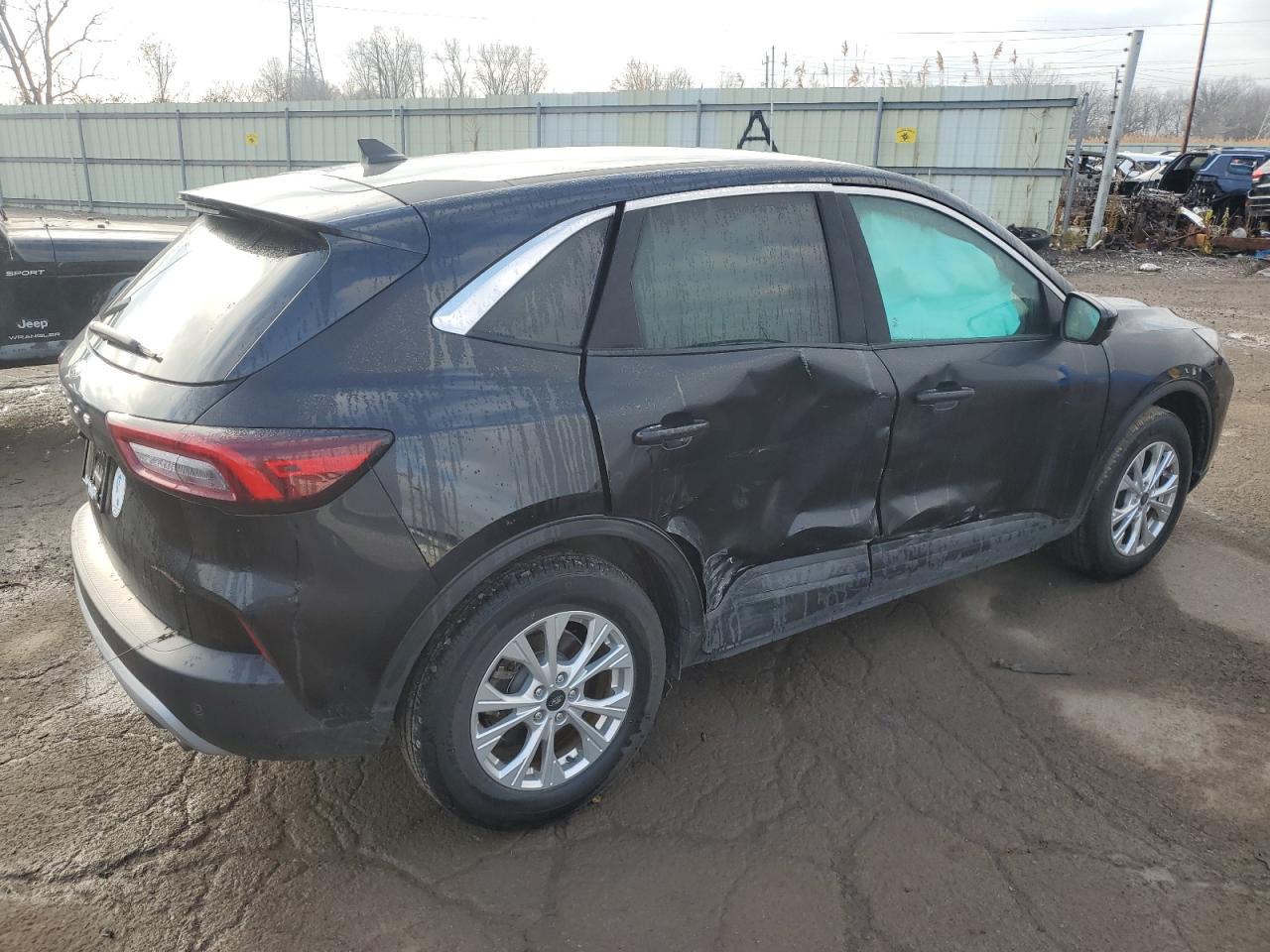 2023 Ford Escape VIN 1FMCU0GN8PUA12415 Copart auction photo, side damage thumbnail 3