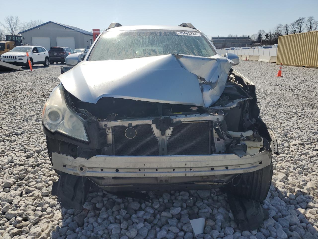 2012 Subaru Outback VIN 4S4BRCCC5C3300458 Copart auction photo, front end damage thumbnail 5
