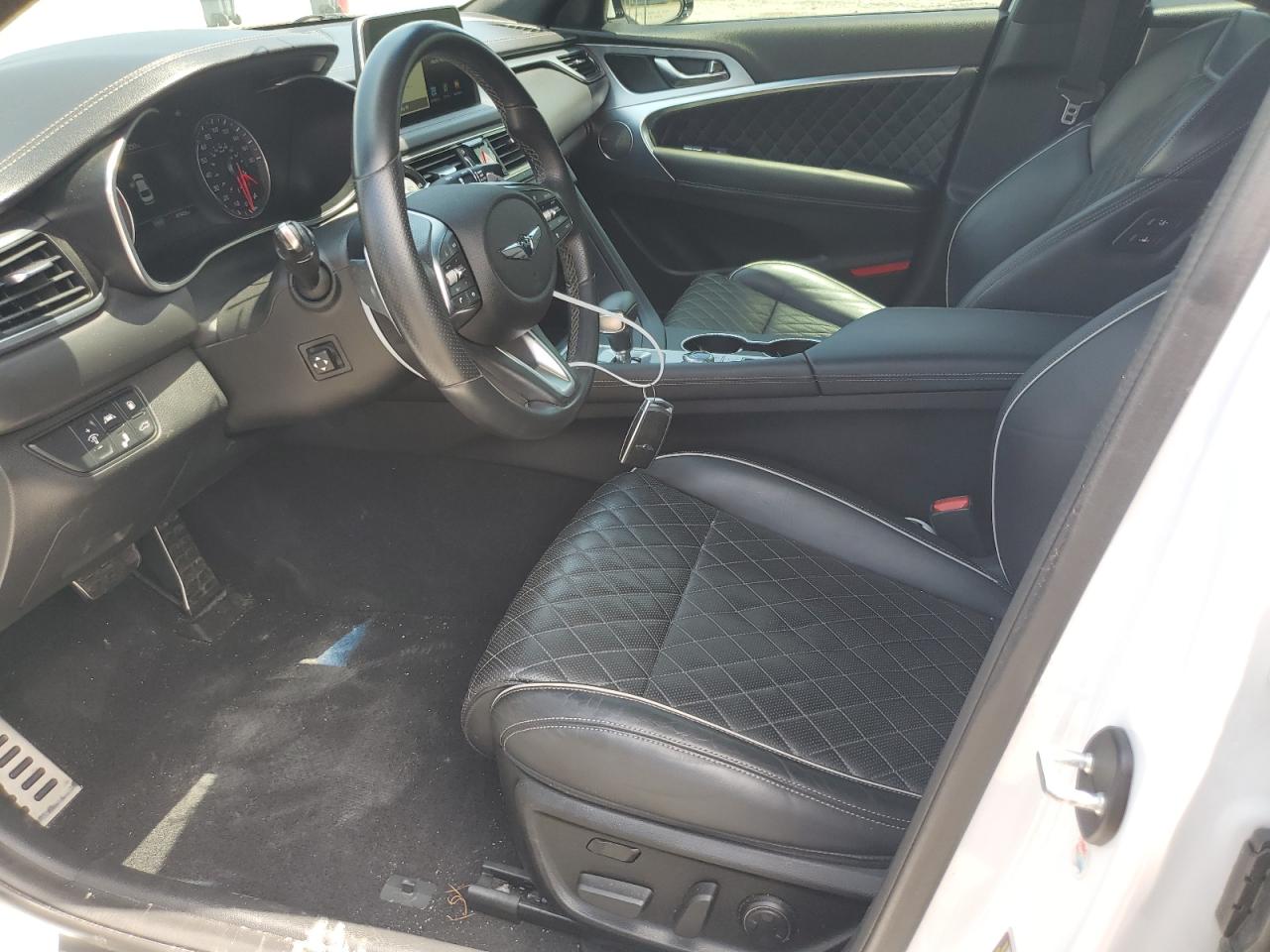 2019 Genesis G70 VIN KMTG44LAXKU019182 Copart auction photo, rear end damage thumbnail 7