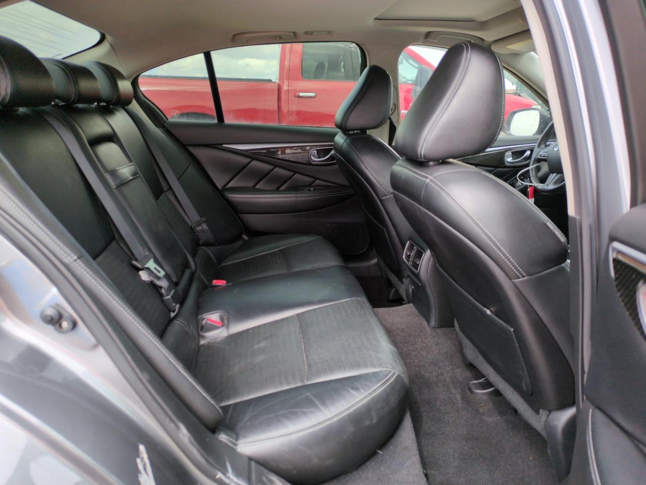 2014 Infiniti Q50 VIN JN1BV7AP0EM690706 Copart auction photo, rear end damage thumbnail 10