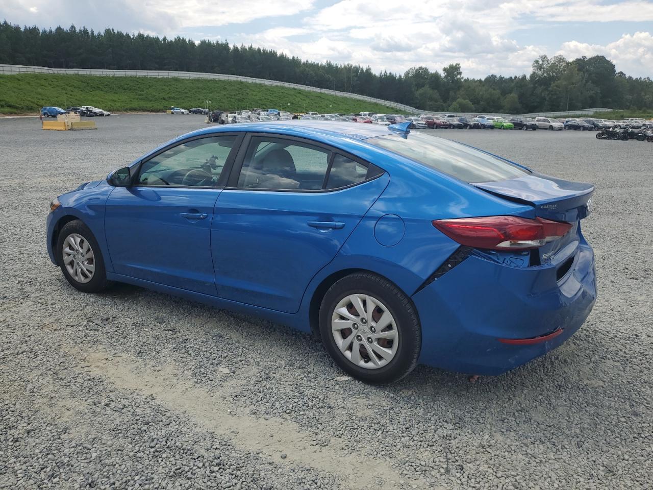 2017 Hyundai Elantra VIN 5NPD74LF1HH165350 Copart auction photo, rear end damage thumbnail 2
