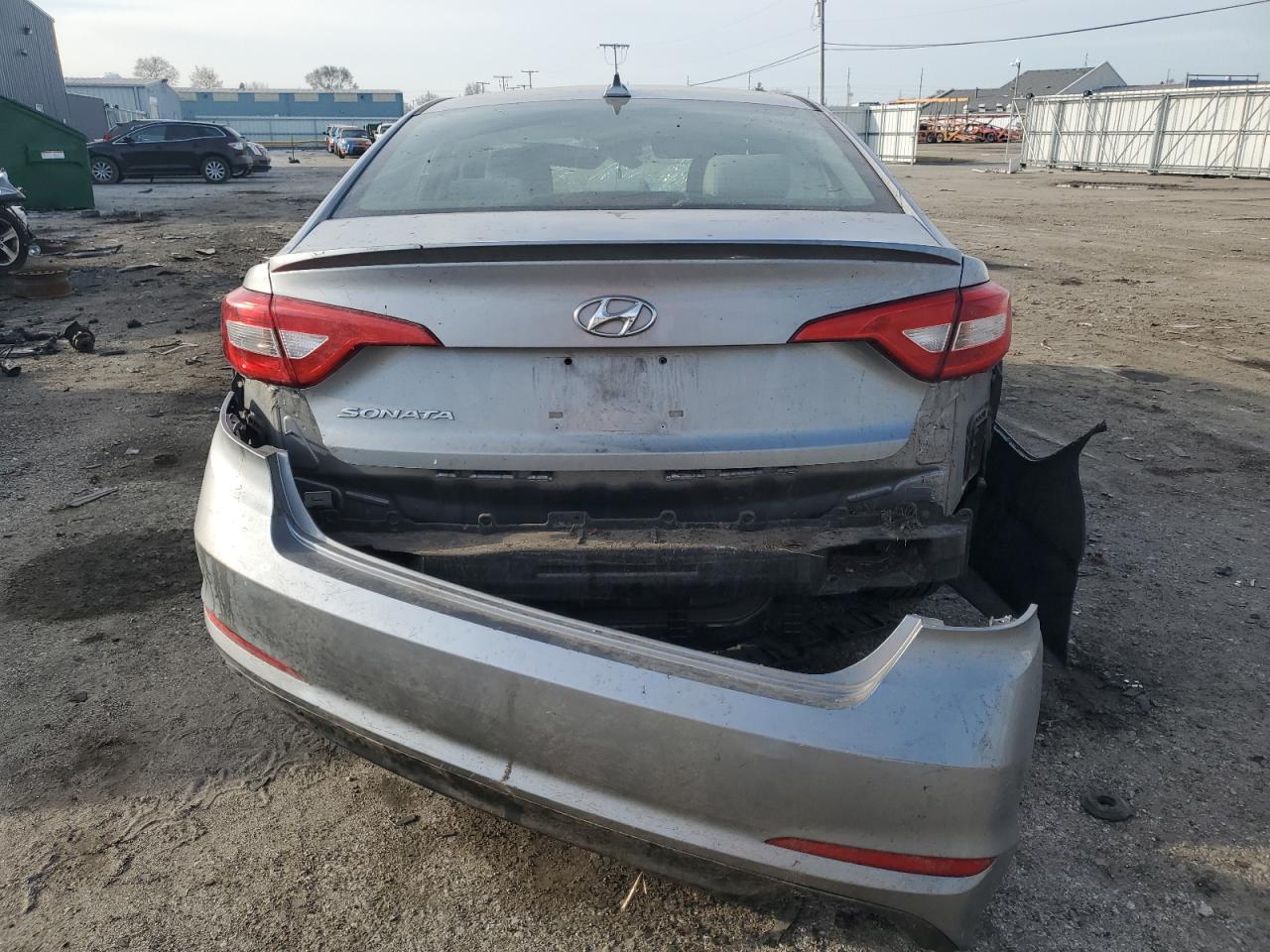 2017 Hyundai Sonata VIN 5NPE24AF3HH441971 Copart auction photo, front end / rear end damage thumbnail 6