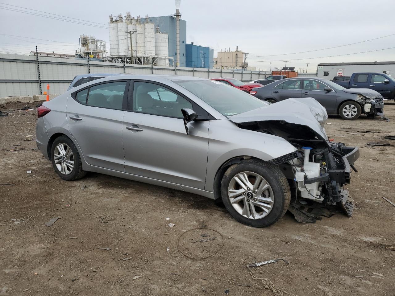 2020 Hyundai Elantra VIN 5NPD84LF3LH576285 Copart auction photo, front end damage thumbnail 4