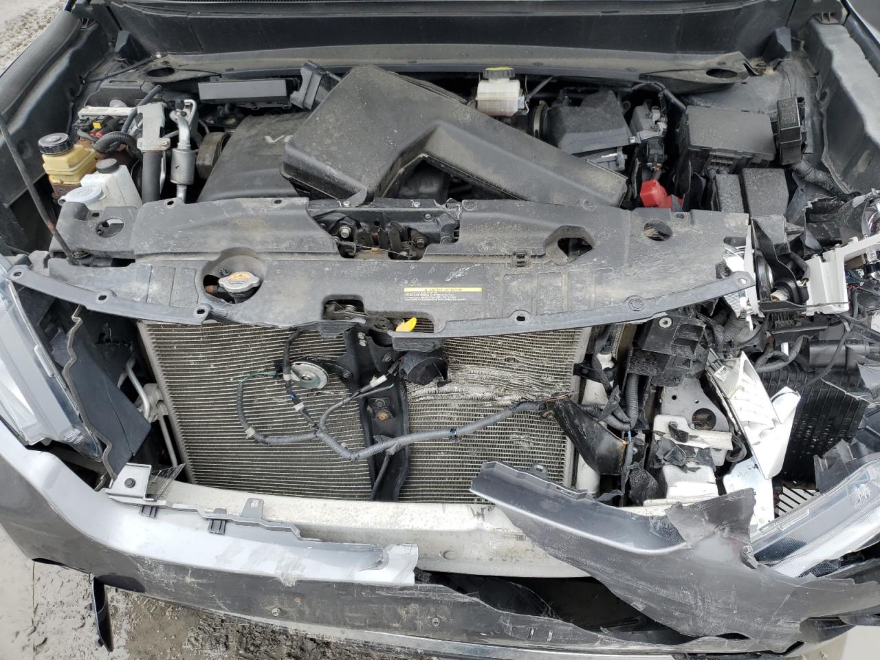2020 Nissan Pathfinder VIN 5N1DR2CM2LC603435 Copart auction photo, front end / side damage thumbnail 12