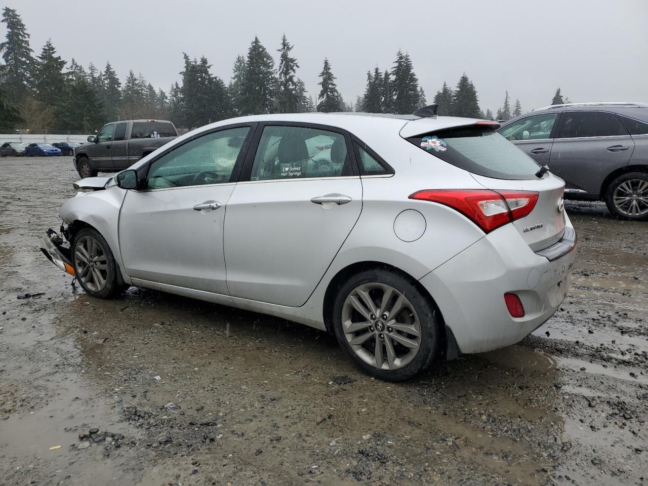 2016 Hyundai Elantra VIN KMHD35LH2GU304694 Copart auction photo, front end damage thumbnail 2