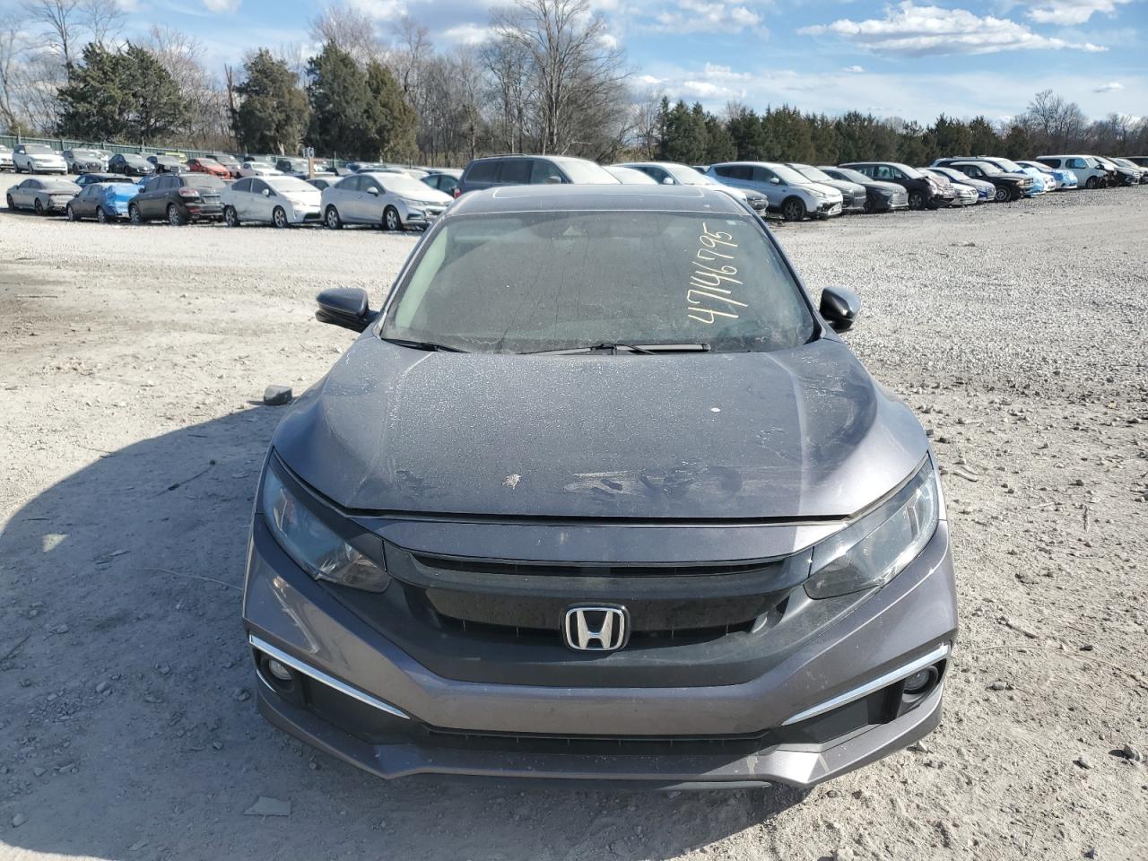 2021 Honda Civic VIN 19XFC1F39ME008135 Copart auction photo, side damage thumbnail 5