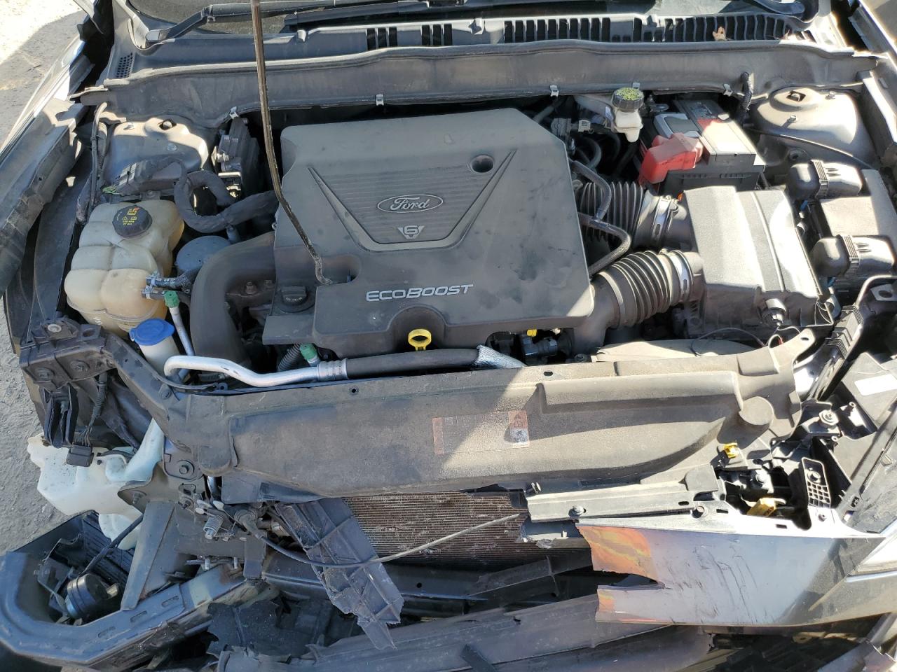 2017 Ford Fusion VIN 3FA6P0VP4HR177339 Copart auction photo, front end / side damage thumbnail 11