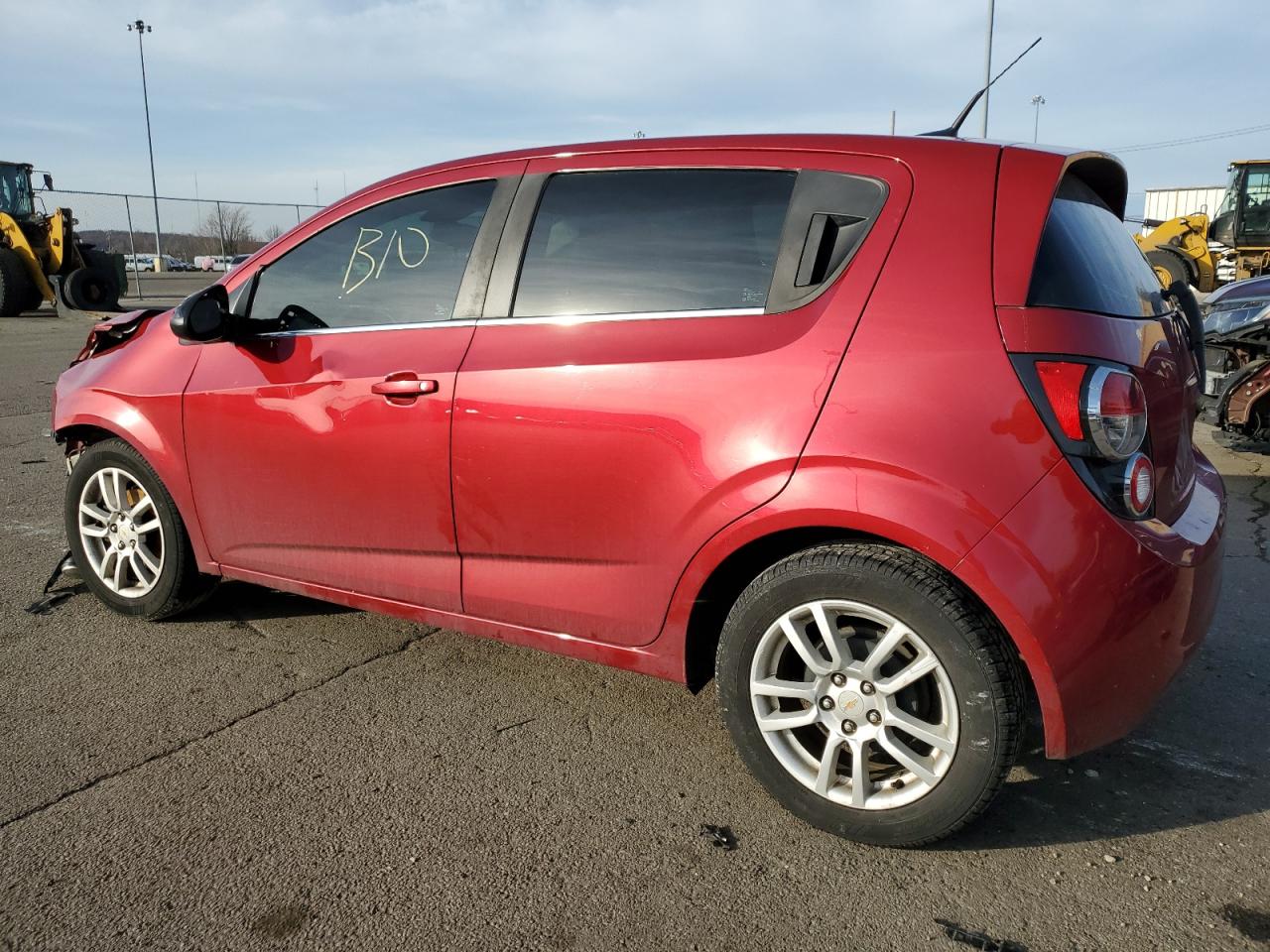 2012 Chevrolet Sonic VIN 1G1JC6SH4C4114378 Copart auction photo, front end damage thumbnail 2