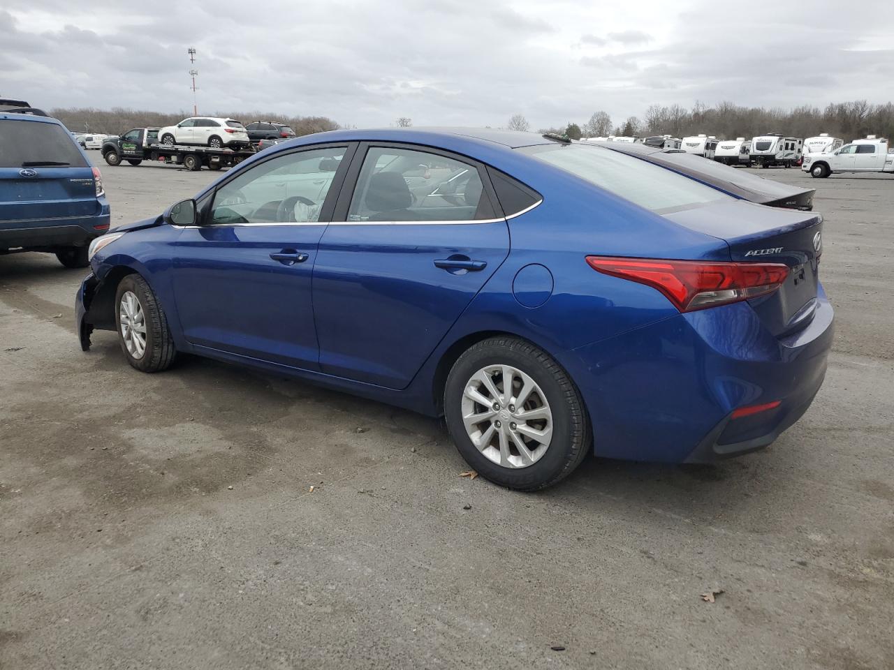 2019 Hyundai Accent VIN 3KPC24A35KE052208 Copart auction photo, front end damage thumbnail 2