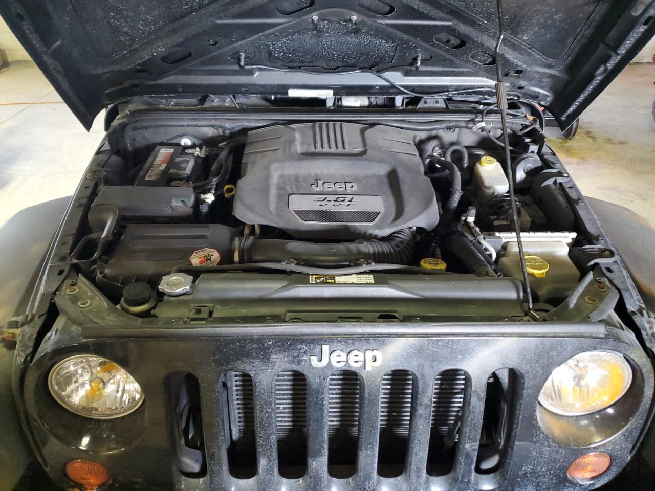 2013 Jeep Wrangler VIN 1C4AJWAG0DL629763 Copart auction photo, front end / minor dent/scratches damage thumbnail 12