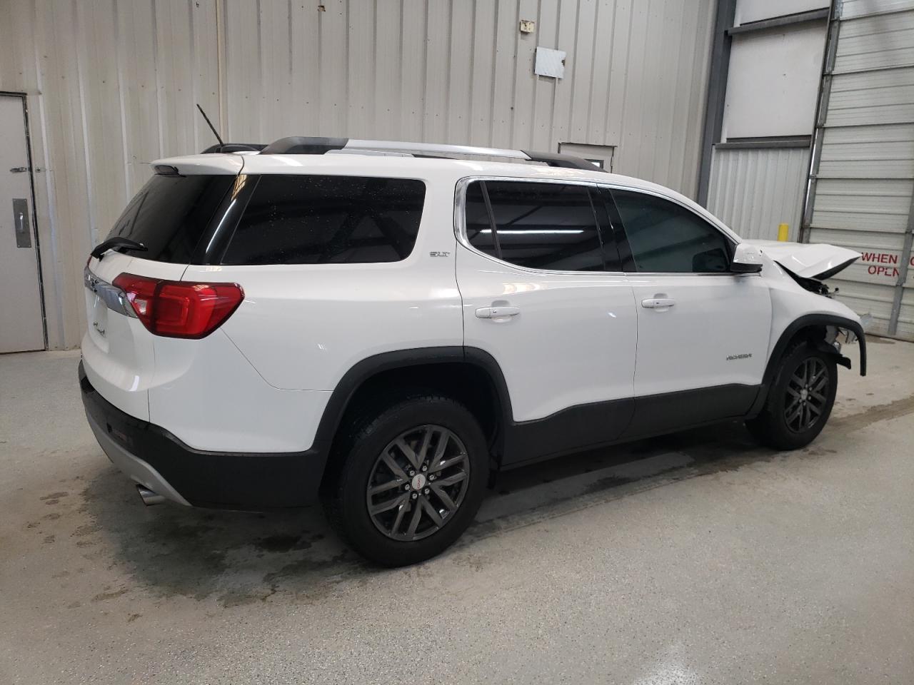 2019 GMC Acadia VIN 1GKKNMLS9KZ263136 Copart auction photo, front end / side damage thumbnail 3