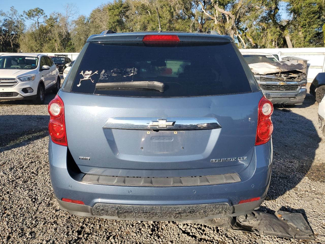 2011 Chevrolet Equinox VIN 2CNFLGEC5B6446728 Copart auction photo, front end / side damage thumbnail 6