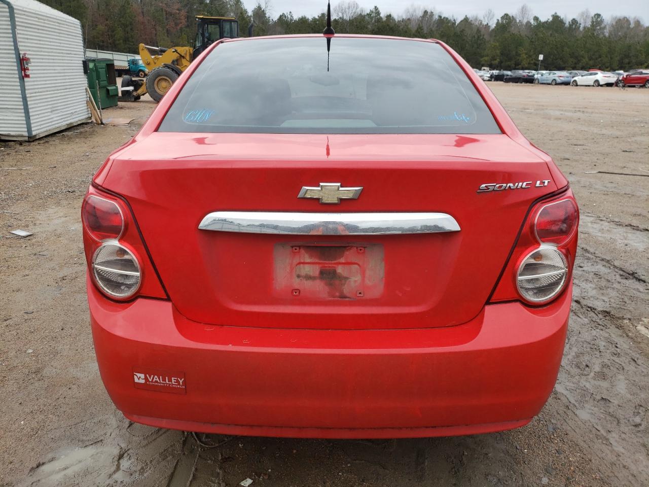 2014 Chevrolet Sonic VIN 1G1JC5SH6E4238018 Copart auction photo, front end damage thumbnail 6