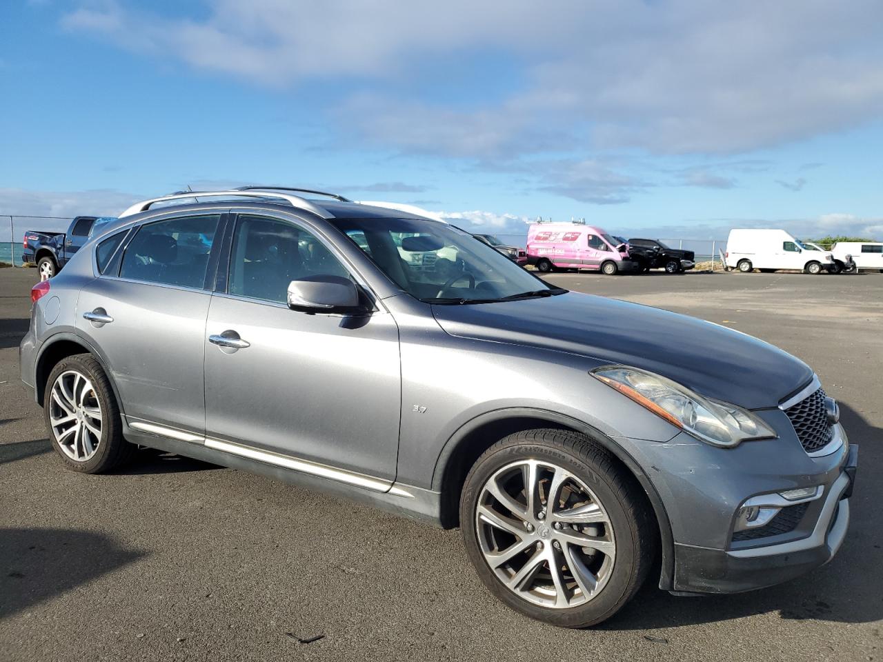 2017 Infiniti QX50 VIN JN1BJ0RP5HM382796 Copart auction photo, front end damage thumbnail 4