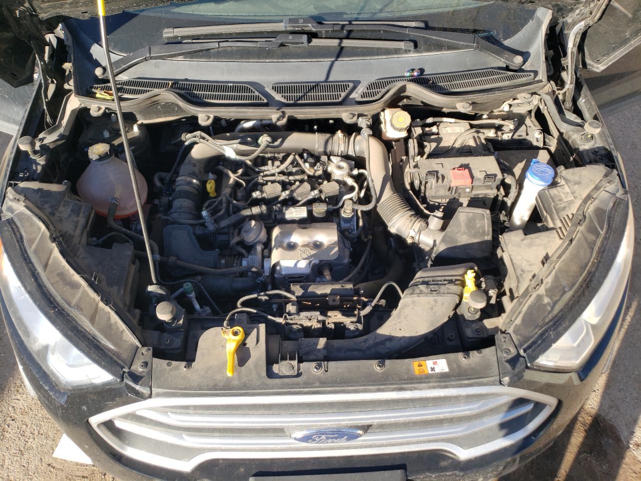 2021 Ford EcoSport VIN MAJ3S2GEXMC444470 Copart auction photo, rear end / side damage thumbnail 12