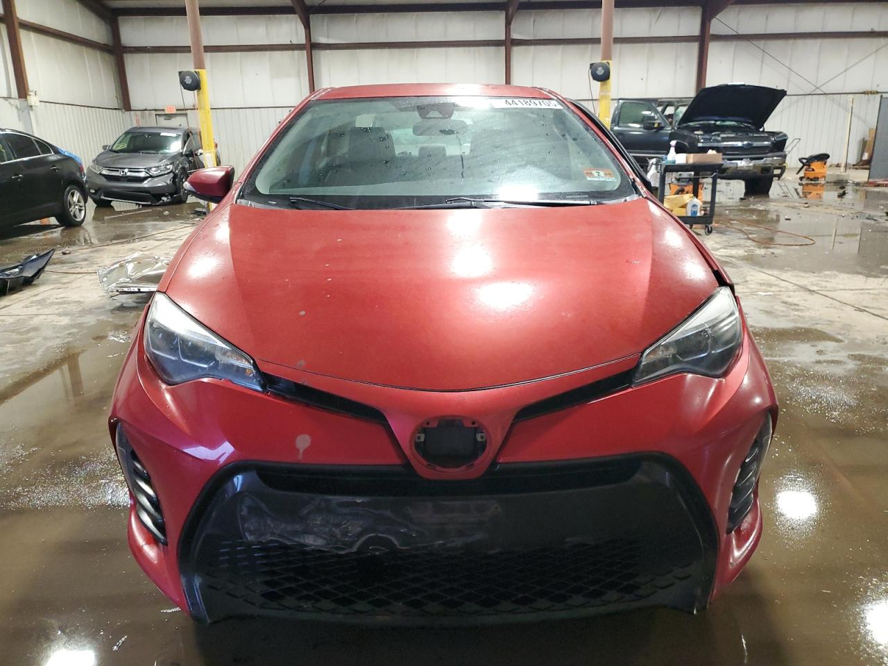 2017 Toyota Corolla VIN 5YFBURHE2HP642514 Copart auction photo, side / front end damage thumbnail 5