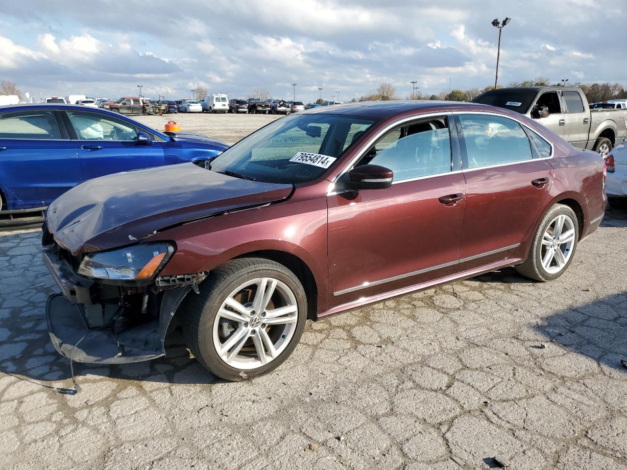 2014 Volkswagen Passat VIN 1VWCN7A31EC043247