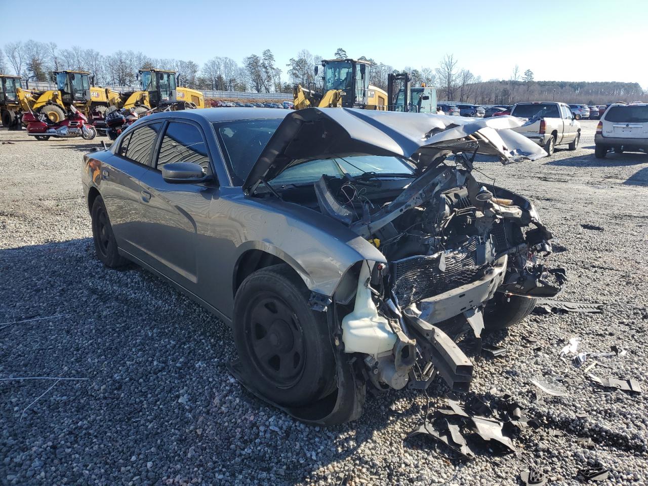 2011 Dodge Charger VIN 2B3CL1CT1BH587843 Copart auction photo, front end damage thumbnail 4