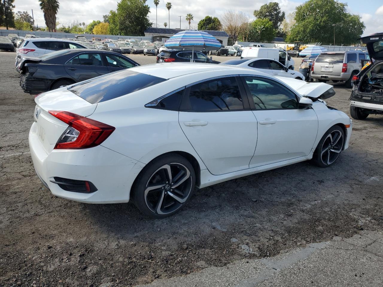 2017 Honda Civic VIN 19XFC2F57HE223896 Copart auction photo, front end damage thumbnail 3