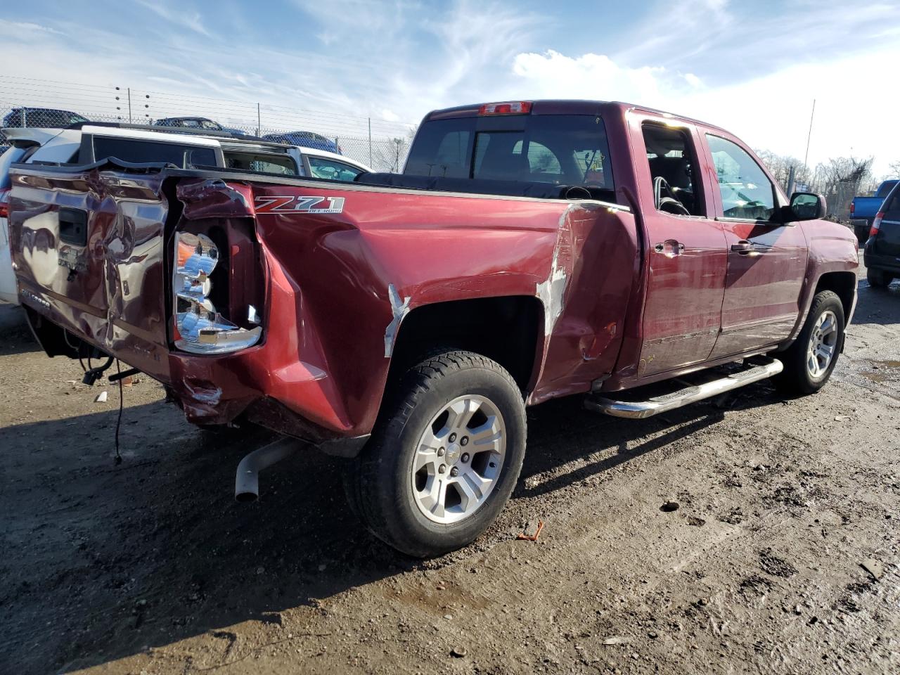 2016 Chevrolet Silverado VIN 1GCVKREC0GZ193246 Copart auction photo, undercarriage / rear end damage thumbnail 3