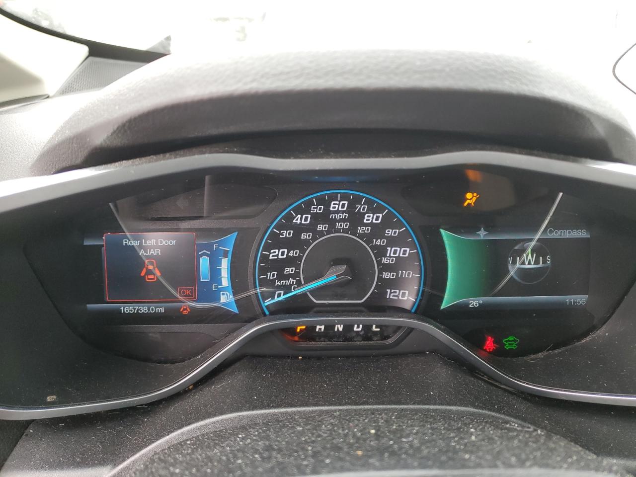 2014 Ford C-MAX VIN 1FADP5AU1EL517380 Copart auction photo, side damage thumbnail 9