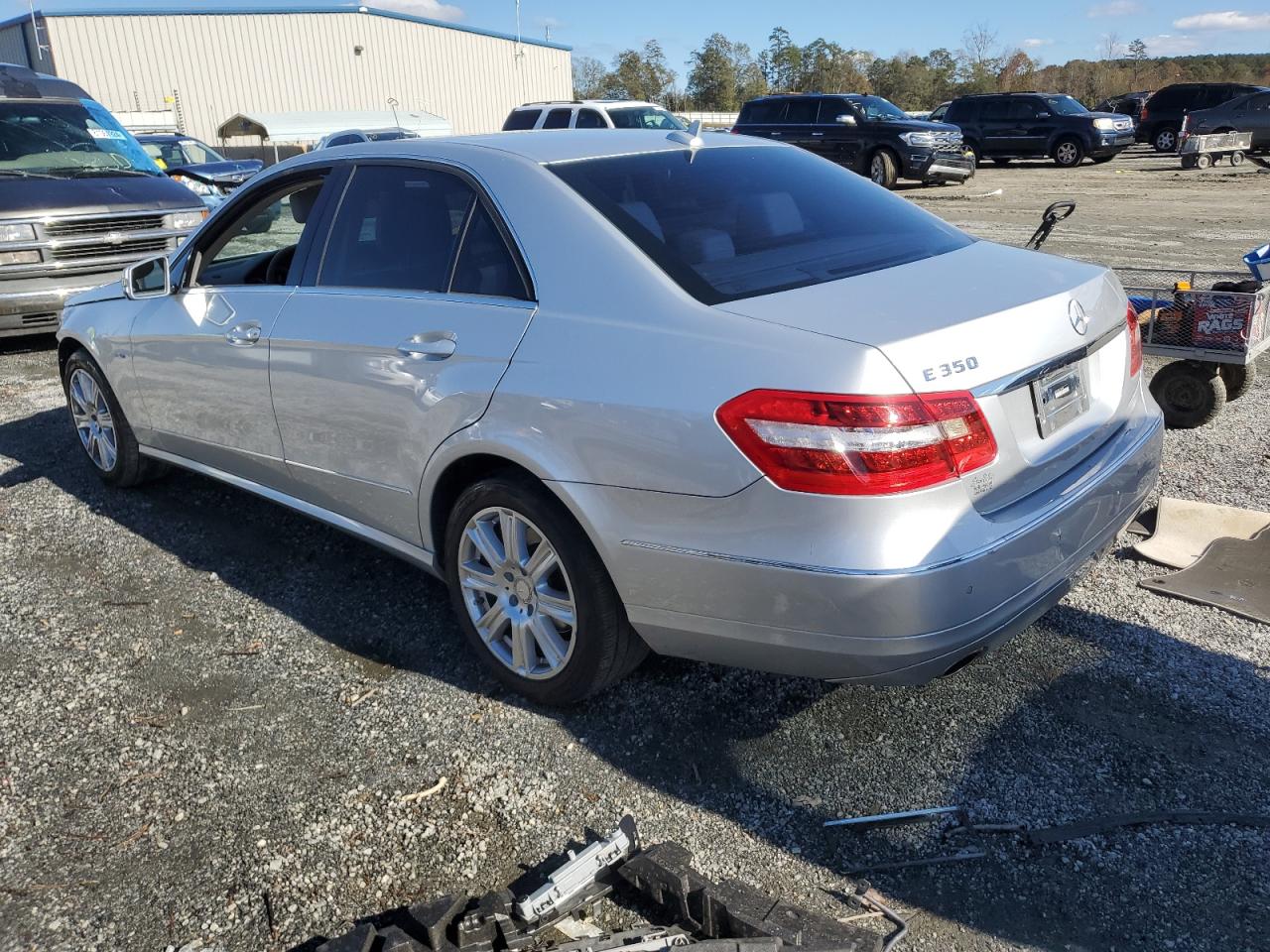 2012 Mercedes-Benz E-klasse VIN WDDHF5KBXCA587843 Copart auction photo, front end damage thumbnail 4