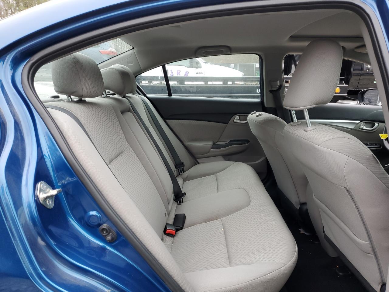2015 Honda Civic VIN 19XFB2F83FE031188 Copart auction photo, rear end / front end damage thumbnail 10