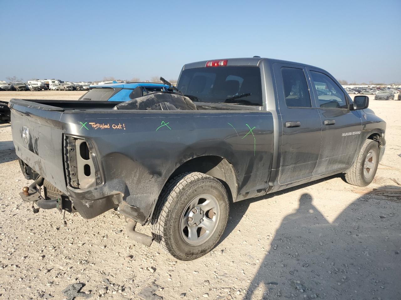 2012 Dodge RAM VIN 1C6RD6FKXCS200262 Copart auction photo, rear end / minor dent/scratches damage thumbnail 3