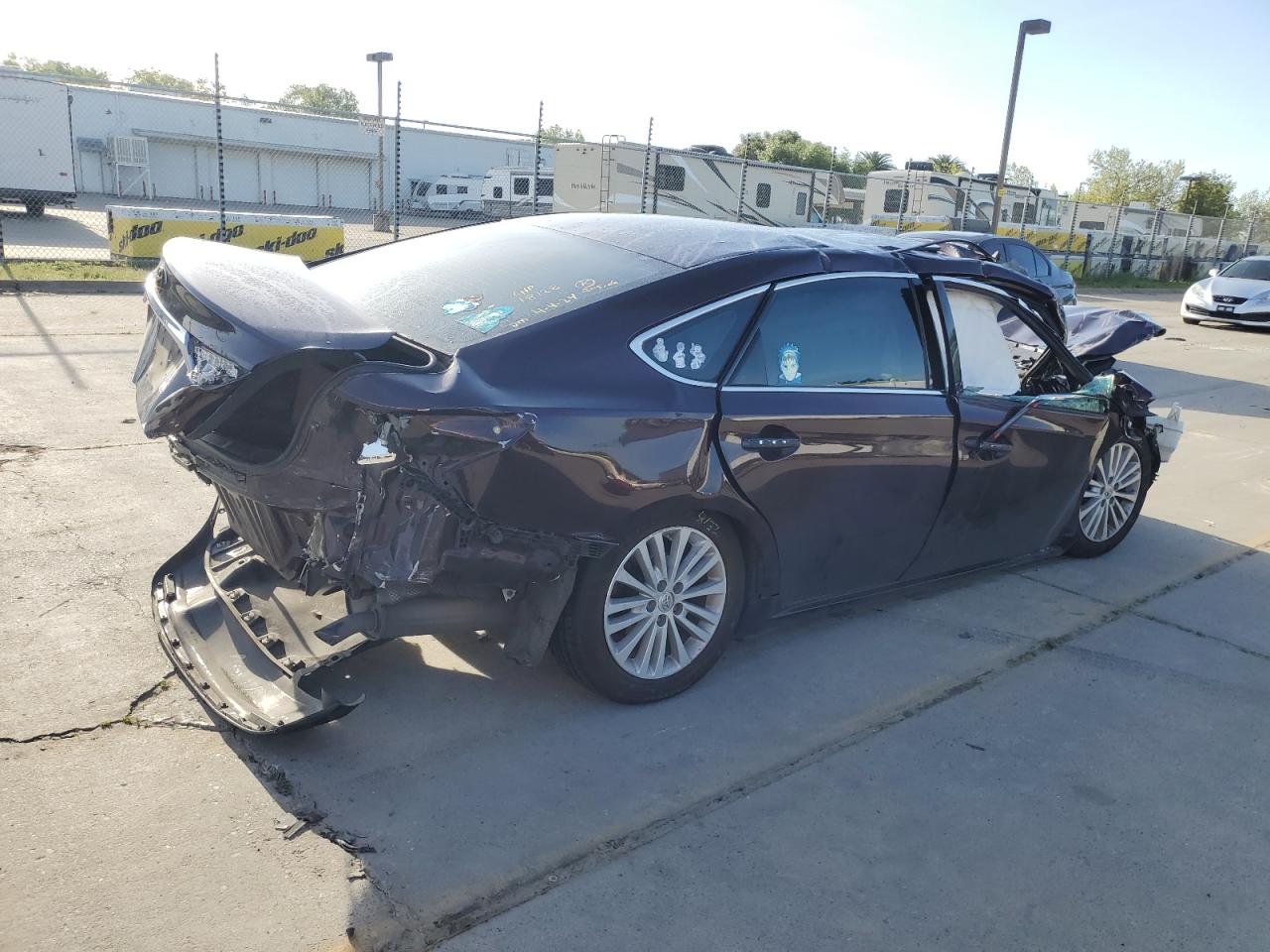 2013 Toyota Avalon VIN 4T1BD1EB2DU004879 Copart auction photo, all over damage thumbnail 3